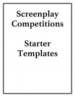 Screenplay Competitions: Starter Templates